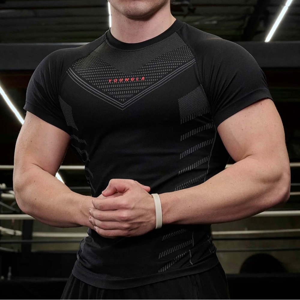YoungLA | Shirts | Youngla 465 Superhero Compression Tee Black
